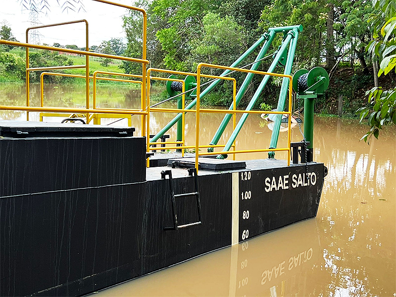 Equipamento chegou e equipes do SAAE estão sendo treinadas para o uso